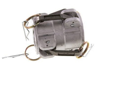 Conector de acoplamiento de aluminio Camlock DN 40 (1 1/2'') para enchufe MIL-C-27487