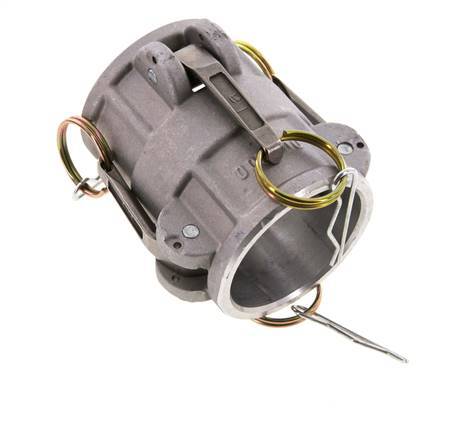 Conector de acoplamiento de aluminio Camlock DN 50 (2'') para enchufe MIL-C-27487
