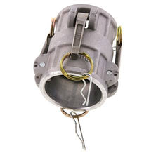 Conector de acoplamiento de aluminio Camlock DN 50 (2'') para enchufe MIL-C-27487