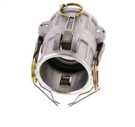 Conector de acoplamiento de aluminio Camlock DN 50 (2'') para enchufe MIL-C-27487