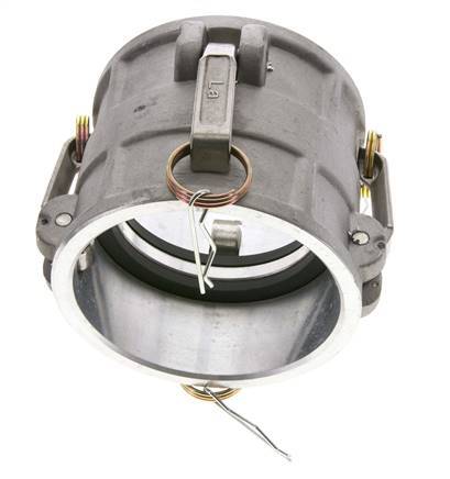 Conector de acoplamiento de aluminio Camlock DN 90 (4'') para enchufe MIL-C-27487