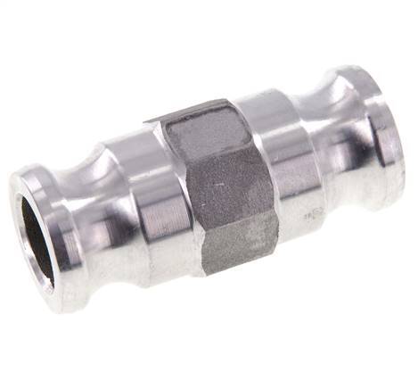 Conector de acoplamiento de aluminio Camlock DN 25 (1'') para enchufe MIL-C-27487