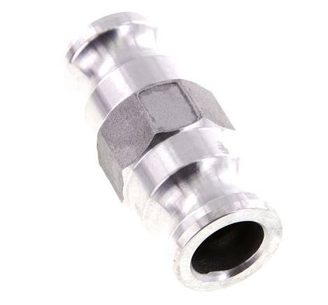 Conector de acoplamiento de aluminio Camlock DN 25 (1'') para enchufe MIL-C-27487