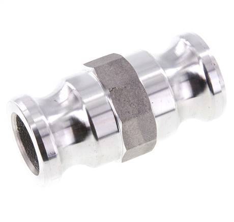 Conector de acoplamiento de aluminio Camlock DN 32 (1 1/4'') para enchufe MIL-C-27487