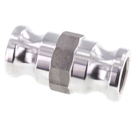 Conector de acoplamiento de aluminio Camlock DN 32 (1 1/4'') para enchufe MIL-C-27487