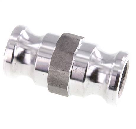 Conector de acoplamiento de aluminio Camlock DN 32 (1 1/4'') para enchufe MIL-C-27487