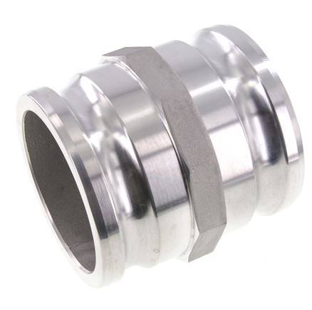 Conector de acoplamiento de aluminio Camlock DN 90 (4'') para enchufe MIL-C-27487