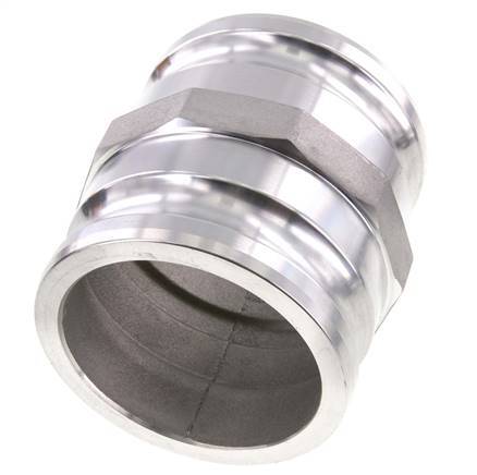 Conector de acoplamiento de aluminio Camlock DN 90 (4'') para enchufe MIL-C-27487