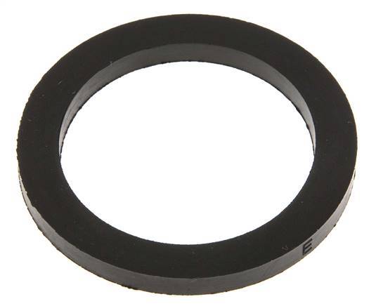 Junta de EPDM 60x80 mm Acoplamiento de leva y ranura [5 piezas]