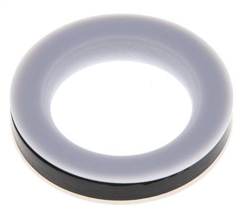 Junta de PTFE/NBR Acoplamiento de levas y ranuras 25x40 mm