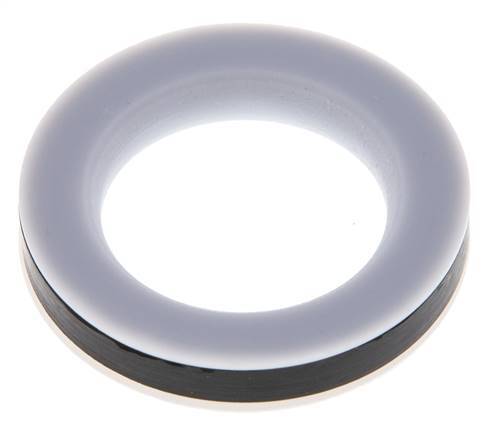 Junta de PTFE/NBR Acoplamiento de levas y ranuras 25x40 mm