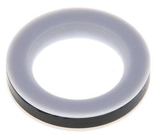 Junta de PTFE/NBR Acoplamiento de levas y ranuras 25x40 mm