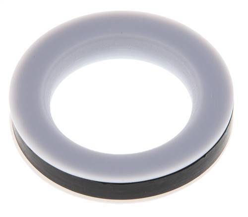 Junta de PTFE/NBR Acoplamiento de levas y ranuras 25x40 mm