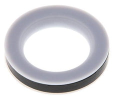 Junta de PTFE/NBR Acoplamiento de levas y ranuras 25x40 mm