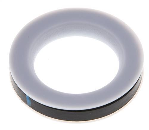 Junta de PTFE/NBR Acoplamiento de levas y ranuras 25x40 mm