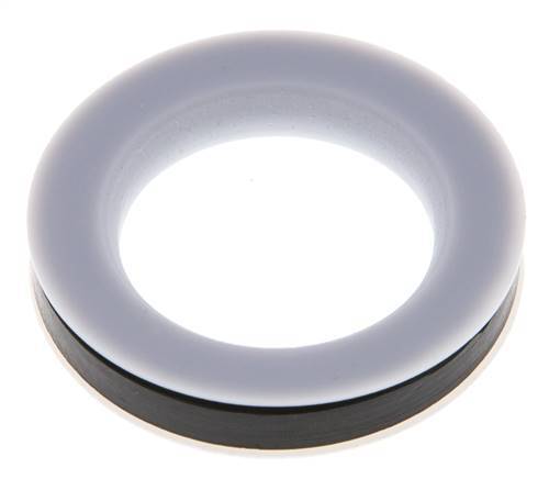 Junta de PTFE/NBR Acoplamiento de levas y ranuras 25x40 mm