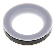 Junta de PTFE/NBR Acoplamiento de levas y ranuras 25x40 mm