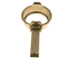 Anillo de sujeción del camión cisterna (TW) de latón DN 50 con palanca (tipo M)