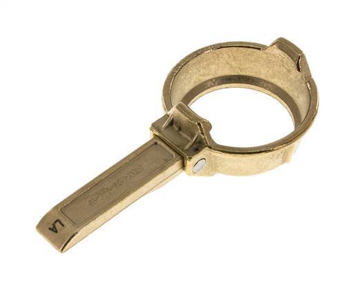 Anillo de sujeción del camión cisterna (TW) de latón DN 50 con palanca (tipo M)