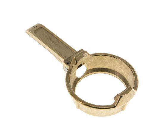 Anillo de sujeción del camión cisterna (TW) de latón DN 50 con palanca (tipo M)