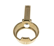 Anillo de sujeción del camión cisterna (TW) de latón DN 50 con palanca (tipo M)
