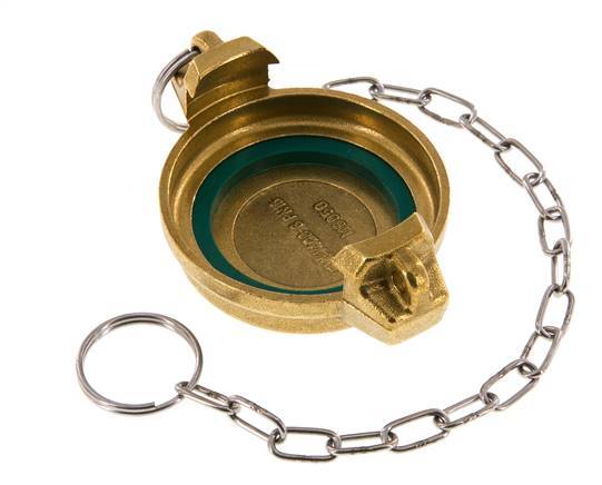 Tapón de latón DN 50 para camiones cisterna (TW) tipo MB