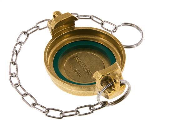 Tapón de latón DN 50 para camiones cisterna (TW) tipo MB