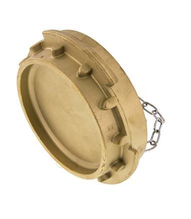 Tapón de latón DN 100 para camiones cisterna (TW) Tipo VB