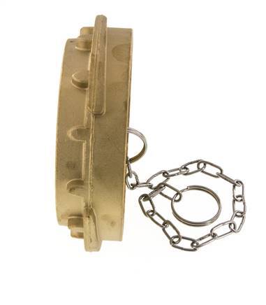 Tapón de latón DN 100 para camiones cisterna (TW) Tipo VB