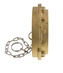 Tapón de latón DN 100 para camiones cisterna (TW) Tipo VB