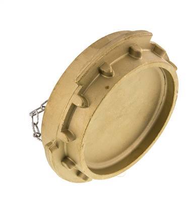 Tapón de latón DN 100 para camiones cisterna (TW) Tipo VB