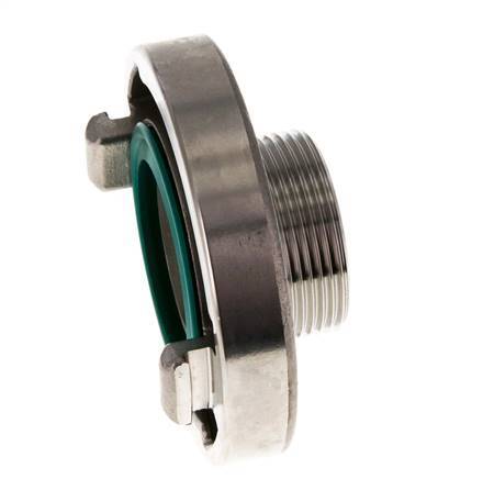 acoplamiento Storz 52-C (66 mm) de acero inoxidable G 1 1/2'' rosca macho