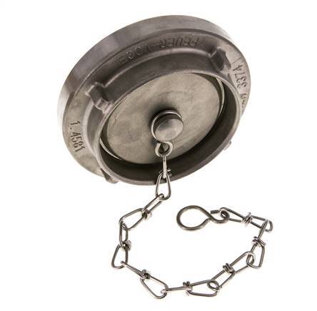 tapa de acero inoxidable de 65 (81 mm) para acoplamiento Storz
