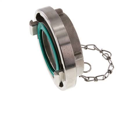 tapa de acero inoxidable 75-B (89 mm) para anclaje Storz