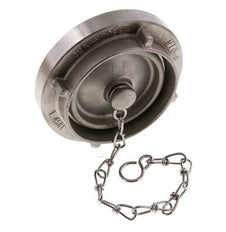 tapa de acero inoxidable 75-B (89 mm) para anclaje Storz