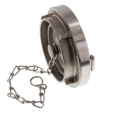 tapa de acero inoxidable 75-B (89 mm) para anclaje Storz