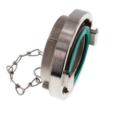 tapa de acero inoxidable 75-B (89 mm) para anclaje Storz