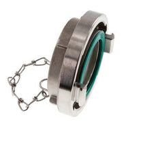tapa de acero inoxidable 75-B (89 mm) para anclaje Storz