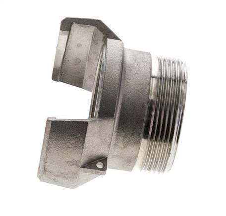 Guillemin DN 50 Acoplamiento de acero inoxidable G 2'' rosca macho sin cierre