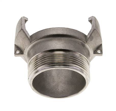 Guillemin DN 50 Acoplamiento de acero inoxidable G 2'' rosca macho sin cierre