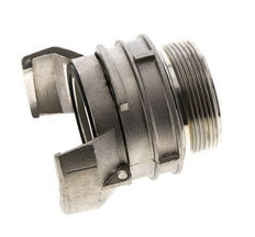 Guillemin DN 50 Acoplamiento de acero inoxidable G 2'' rosca macho con cierre