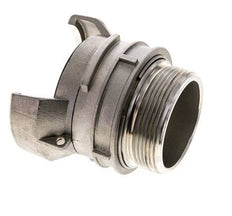 Guillemin DN 50 Acoplamiento de acero inoxidable G 2'' rosca macho con cierre