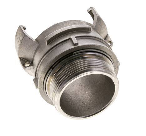 Guillemin DN 50 Acoplamiento de acero inoxidable G 2'' rosca macho con cierre