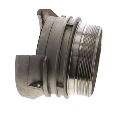 Guillemin DN 100 Stainless Steel Coupling G 4'' Male Threads With Lock