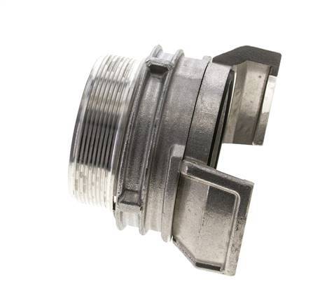 Guillemin DN 80 Acoplamiento de aluminio G 3'' rosca macho con cierre