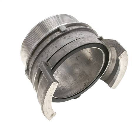Guillemin DN 100 Acoplamiento de aluminio G 4'' rosca macho con cierre