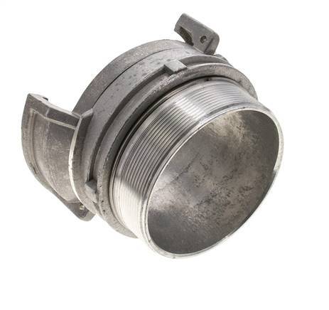 Guillemin DN 100 Acoplamiento de aluminio G 4'' rosca macho con cierre