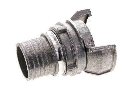 Acoplamiento de aluminio Guillemin DN 50 Pilar de manguera de 51 mm sin cierre