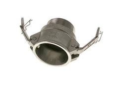 Acoplamiento de acero inoxidable Camlock DN 50 (2'') Rosca NPT macho de 2'' Tipo B MIL-C-27487