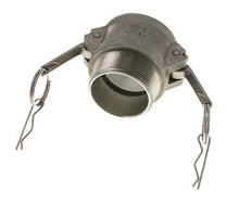 Acoplamiento de acero inoxidable Camlock DN 50 (2'') Rosca NPT macho de 2'' Tipo B MIL-C-27487